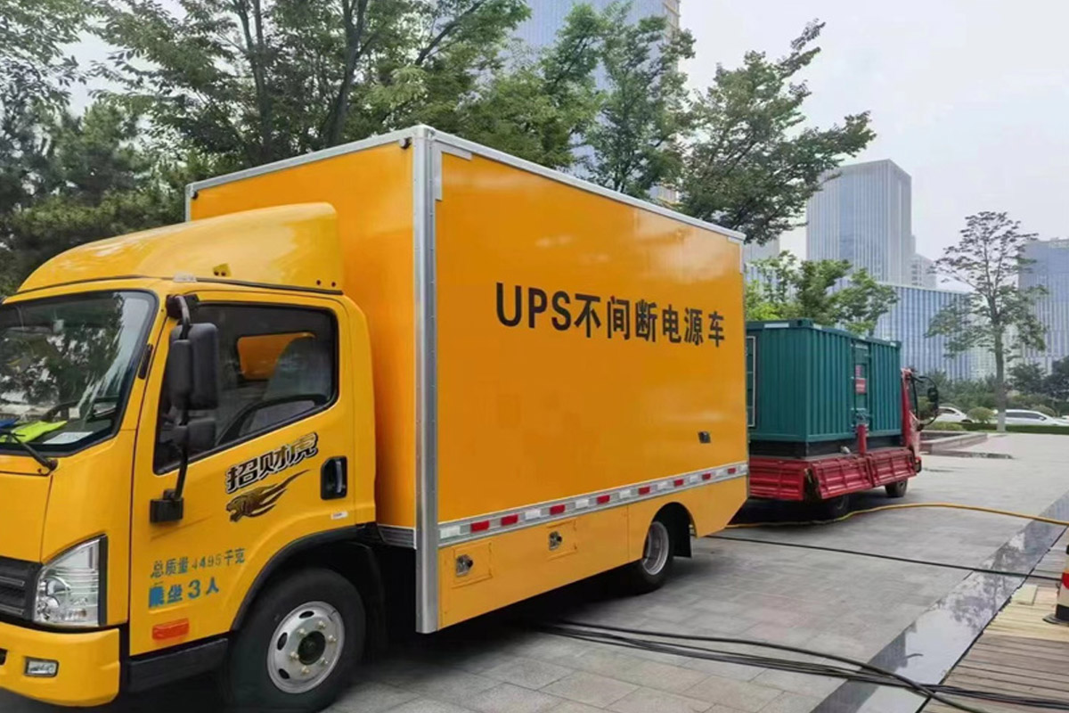 盂县发电机租赁施工现场