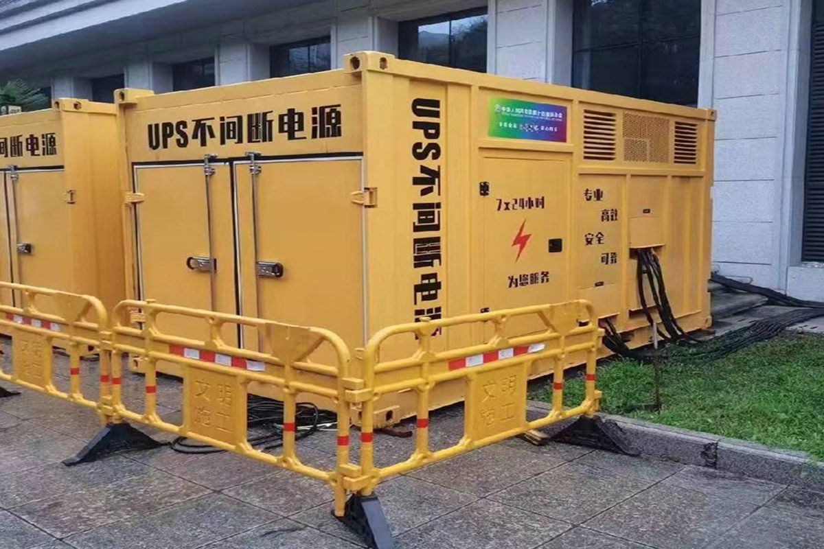 盂县发电机租赁施工现场
